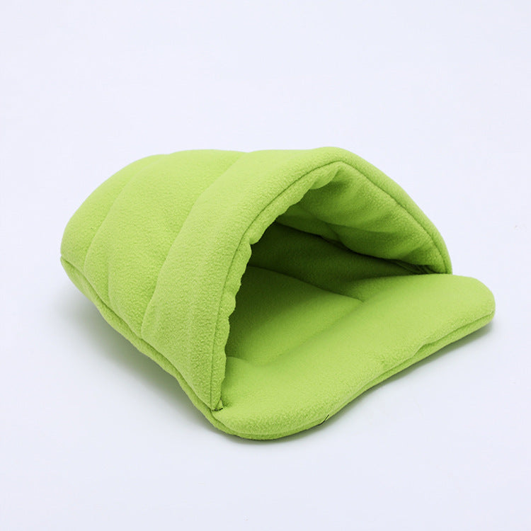 Pet Slippers Nest Cute Cat Sleeping Bag Four Seasons Universal Teddy Small Kennel Guinea Pig Hamster Cotton Pet Nest