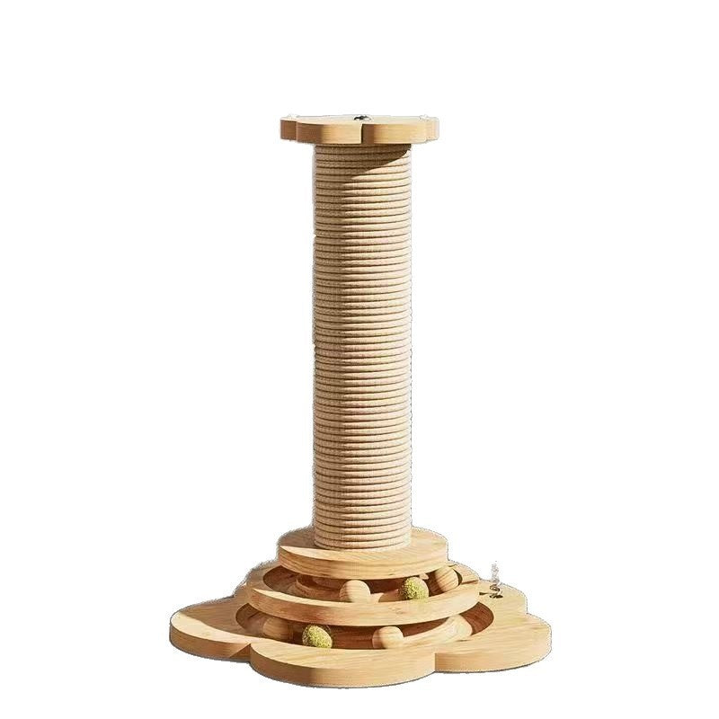 Cat Climbing Frame, Wear-Resistant And Non-Shedding, Elevated Cat Scratching Post, New Vertical Scratching Board, Self-Entertaining And Durable Cat Toy