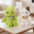 Domestic Calico Alien Cat Plush Toy