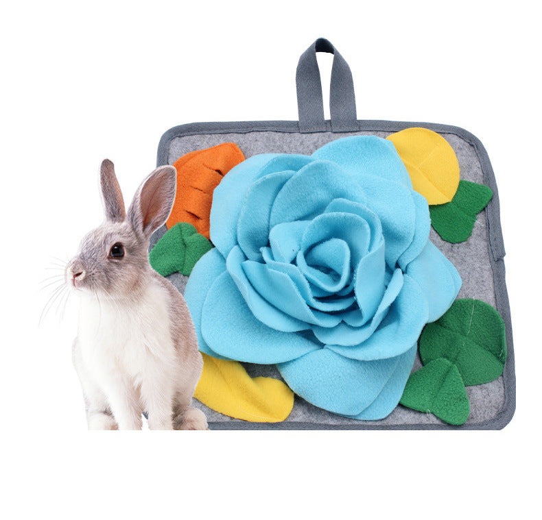 Rabbit And Hamster Slow-feeding Training Foraging Sniffing Mat