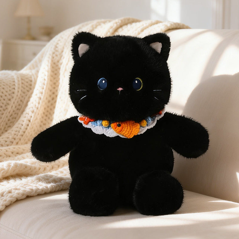 Domestic Calico Alien Cat Plush Toy