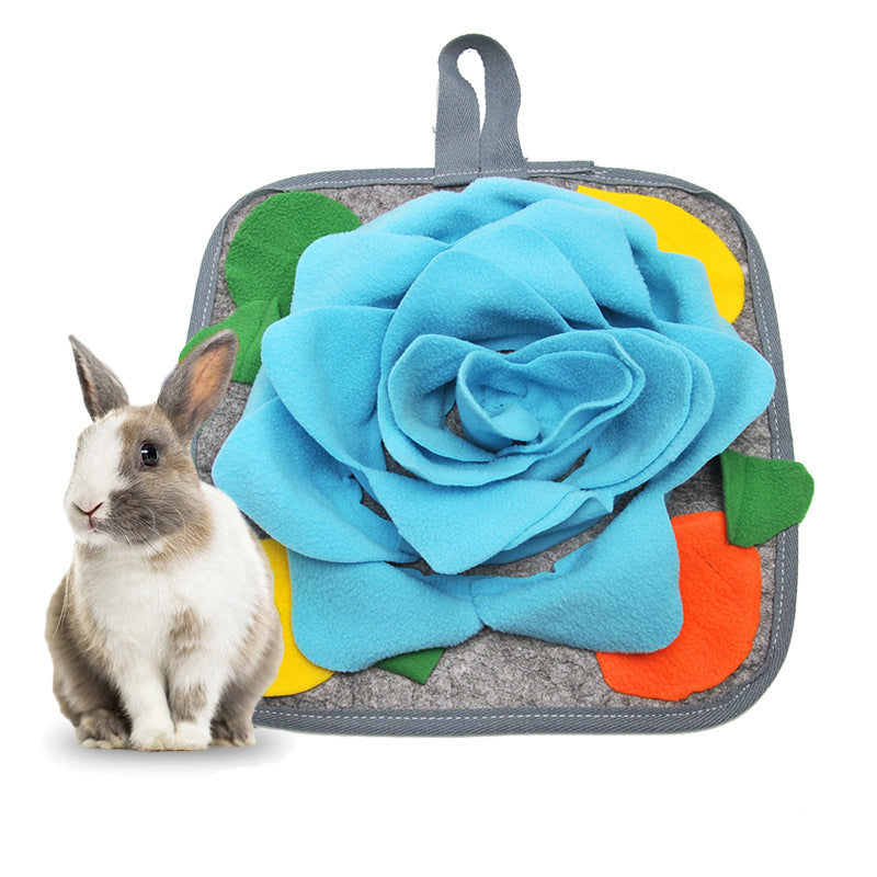 Rabbit And Hamster Slow-feeding Training Foraging Sniffing Mat