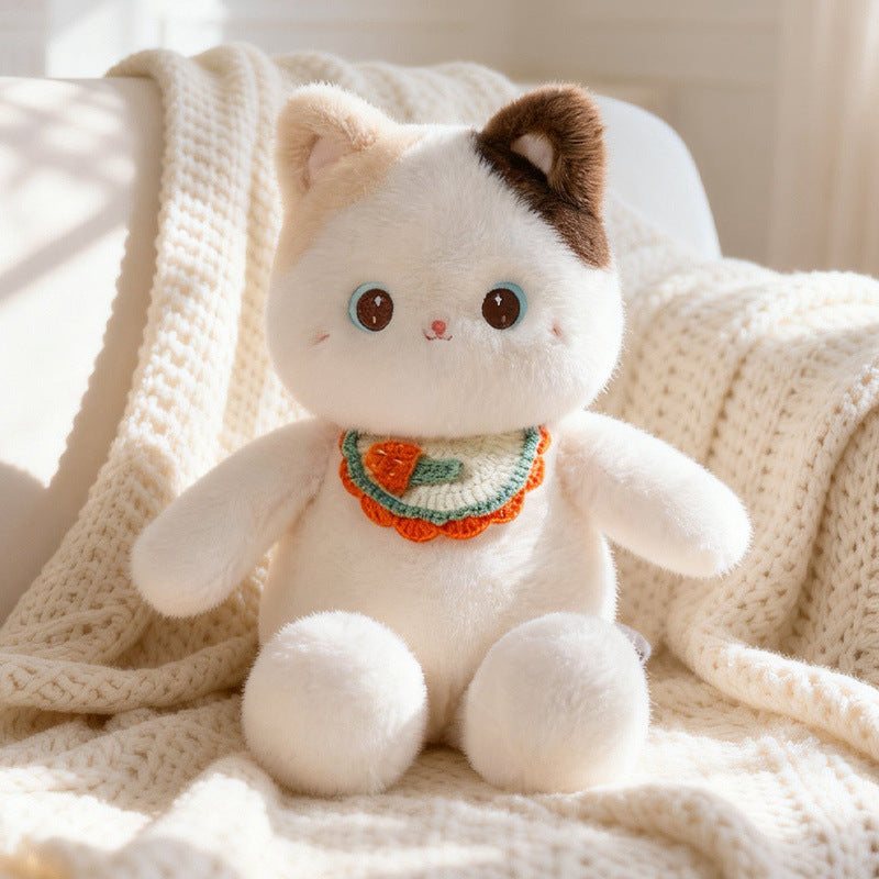 Domestic Calico Alien Cat Plush Toy