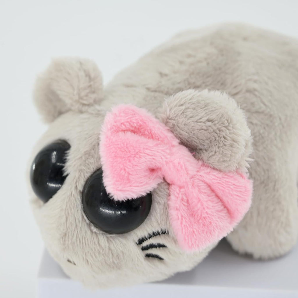 Sad Hamster Shape Plush Toy Built-in Button Violin Sound
