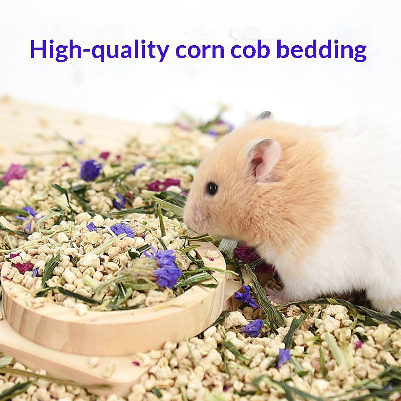 Hamster Corn Cob Bedding Summer Cooling Deodorizing Wood Shavings Litter Supplies