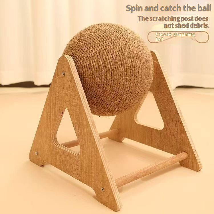Cat Scratching Board, Vertical Cat Scratching Ball, Wear-Resistant And Non-Shedding, Large Claw Sharpener, Self-Entertainment And Boredom-Relief Cat Toy, Cat Manufacturer