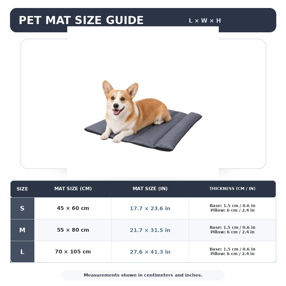 Waterproof Dog Mat ,  Machine Washable Portable Floor Protector For Indoor Outdoor All-season Pet Sleep Pad Suitable For Both Cats And Dogs For Outdoor Travel Waterpro
