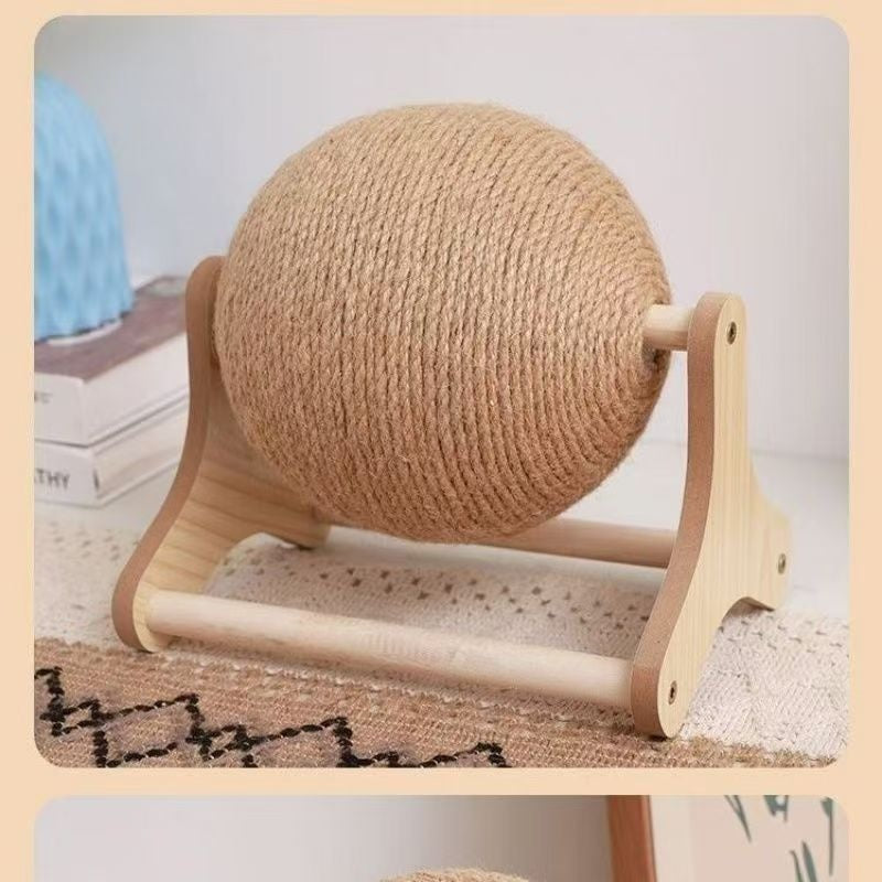 Cat Scratching Board, Vertical Cat Scratching Ball, Wear-Resistant And Non-Shedding, Large Claw Sharpener, Self-Entertainment And Boredom-Relief Cat Toy, Cat Manufacturer