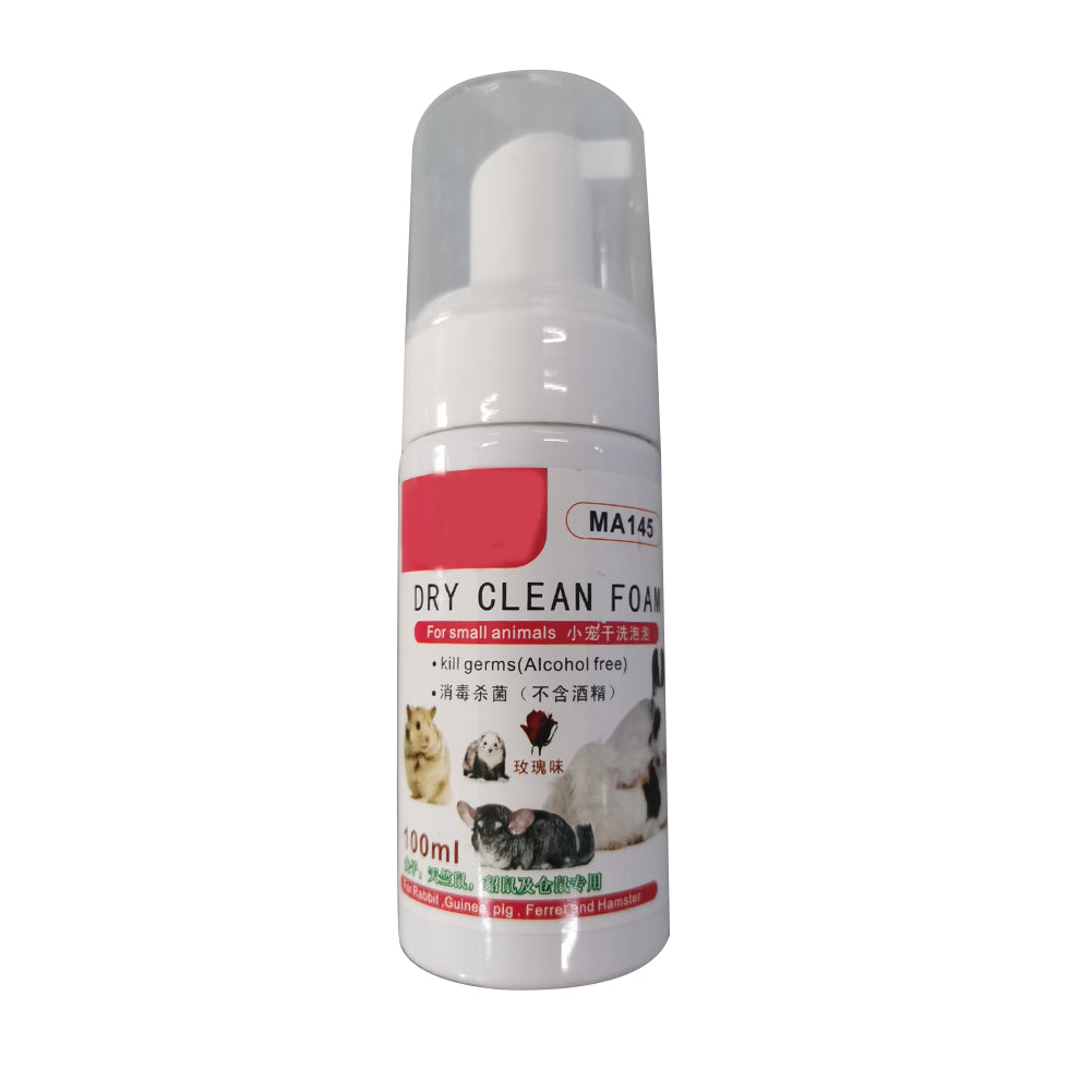 Shower Gel Deodorant Hamster Dry Clean Foam Guinea Pig Chinchilla Rabbit Bathing Shampoo