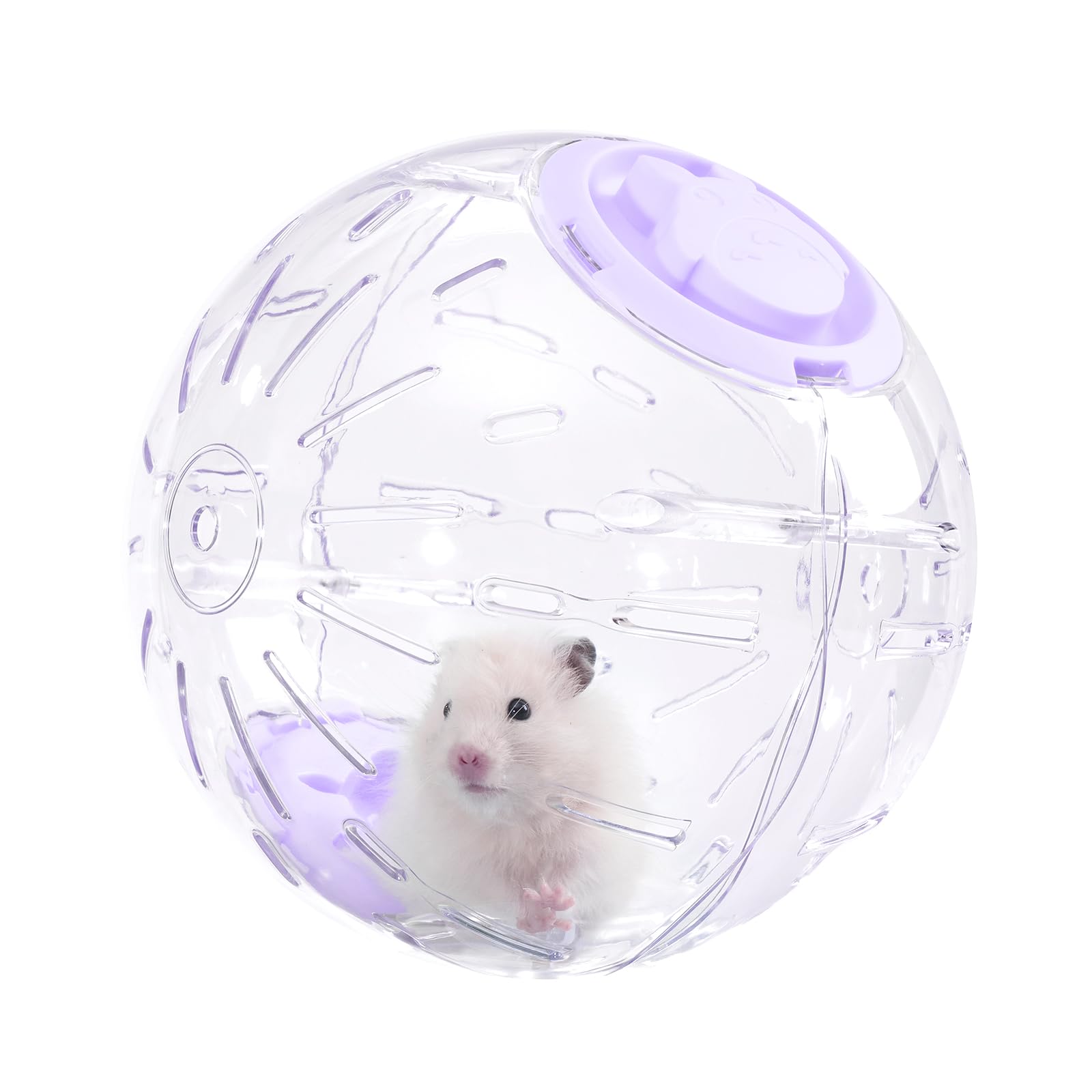 7.9 Inch Hamster Ball, Running Ball Toy, Transparent, Breathable, Reduce Stress, Promote Exercise Health, Easy To Clean, Hamster Accessory, For Syrian  Hamster, Gerbils, Mice, Small Pets