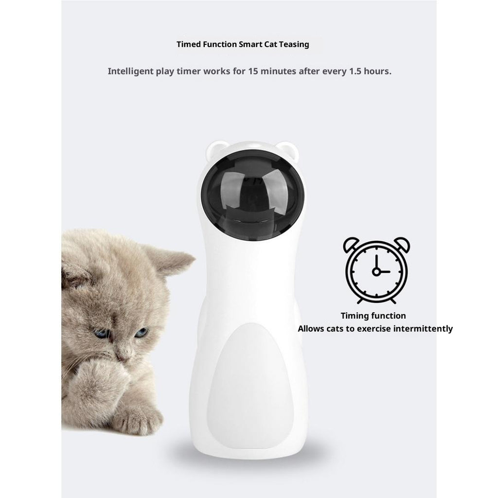 Automatic Multi-Angle Self-Play Laser Cat Toy For Kittens.