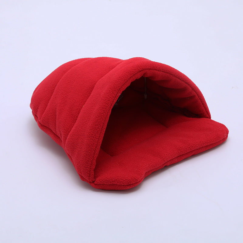 Pet Slippers Nest Cute Cat Sleeping Bag Four Seasons Universal Teddy Small Kennel Guinea Pig Hamster Cotton Pet Nest