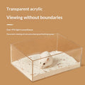 Hamster Bathroom Sandbox Fully Transparent Large Toilet Urine Sand Tray