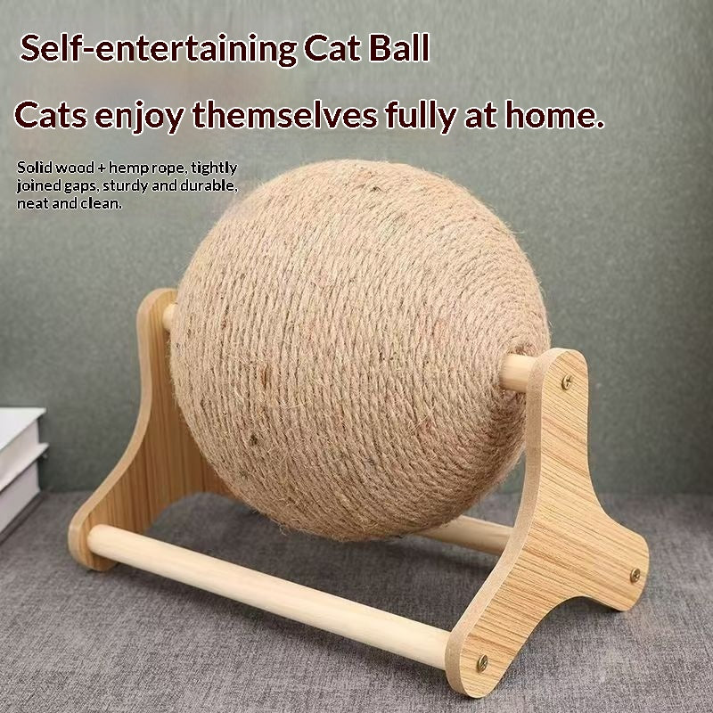 Cat Scratching Board, Vertical Cat Scratching Ball, Wear-Resistant And Non-Shedding, Large Claw Sharpener, Self-Entertainment And Boredom-Relief Cat Toy, Cat Manufacturer