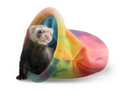 Hamster sleeping bag-Colorful yellow pink small-1 piece