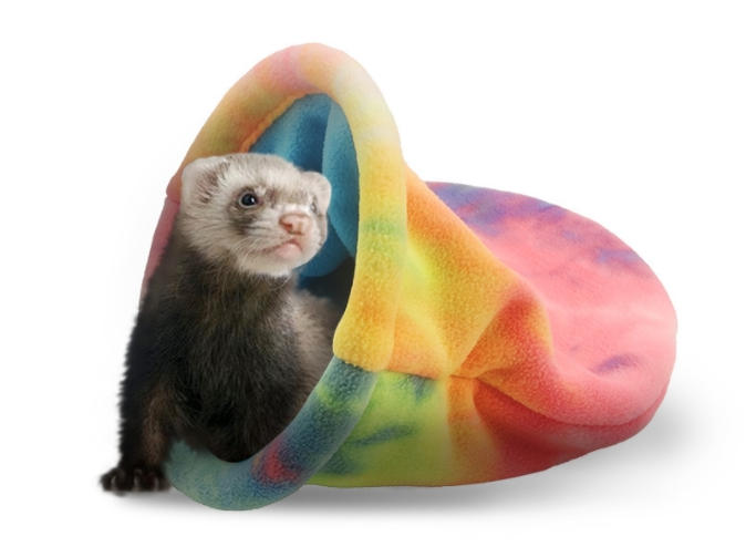 Hamster sleeping bag-Colorful yellow pink small-1 piece