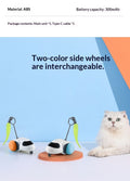 Electric Smart Racing Car Cat Toy With Simulation Mouse, Silent & Durable.
